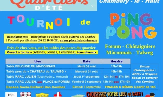 Quartiers d&rsquo;été – ESC des Combes