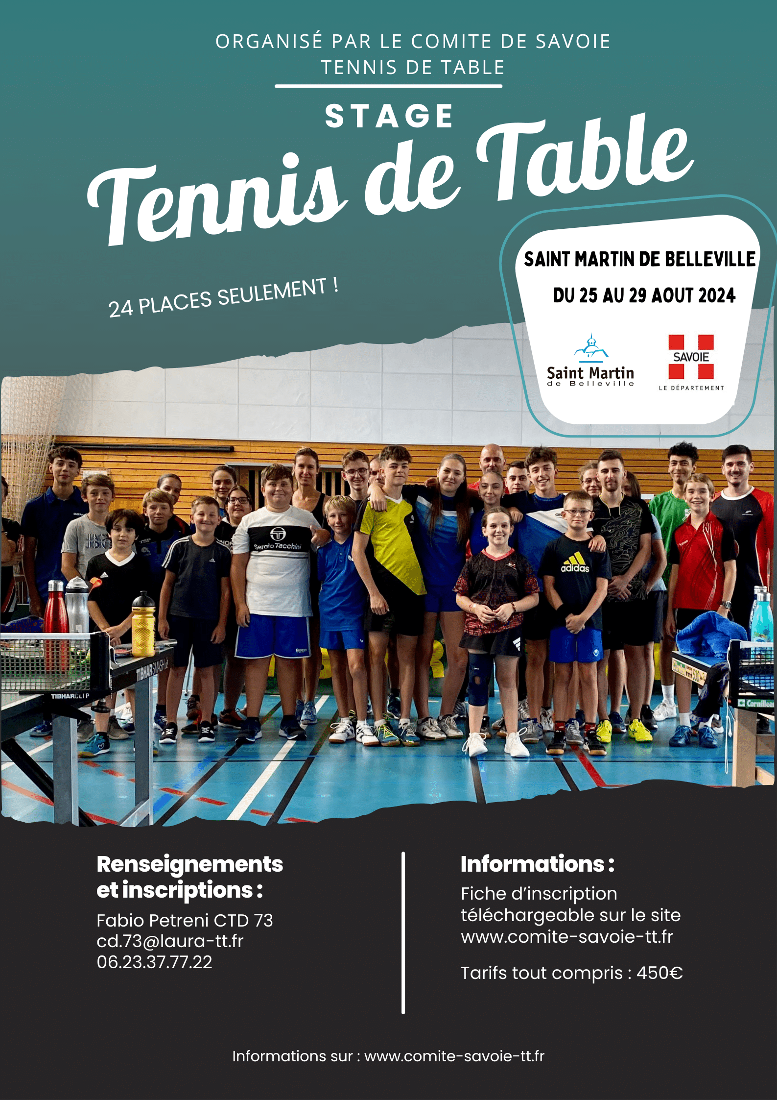 Infos Stage été 2024
