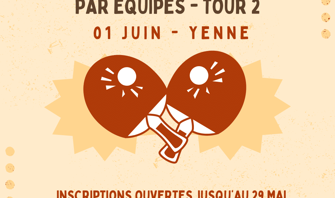 Infos Championnats Jeunes par équipes – Tour 2