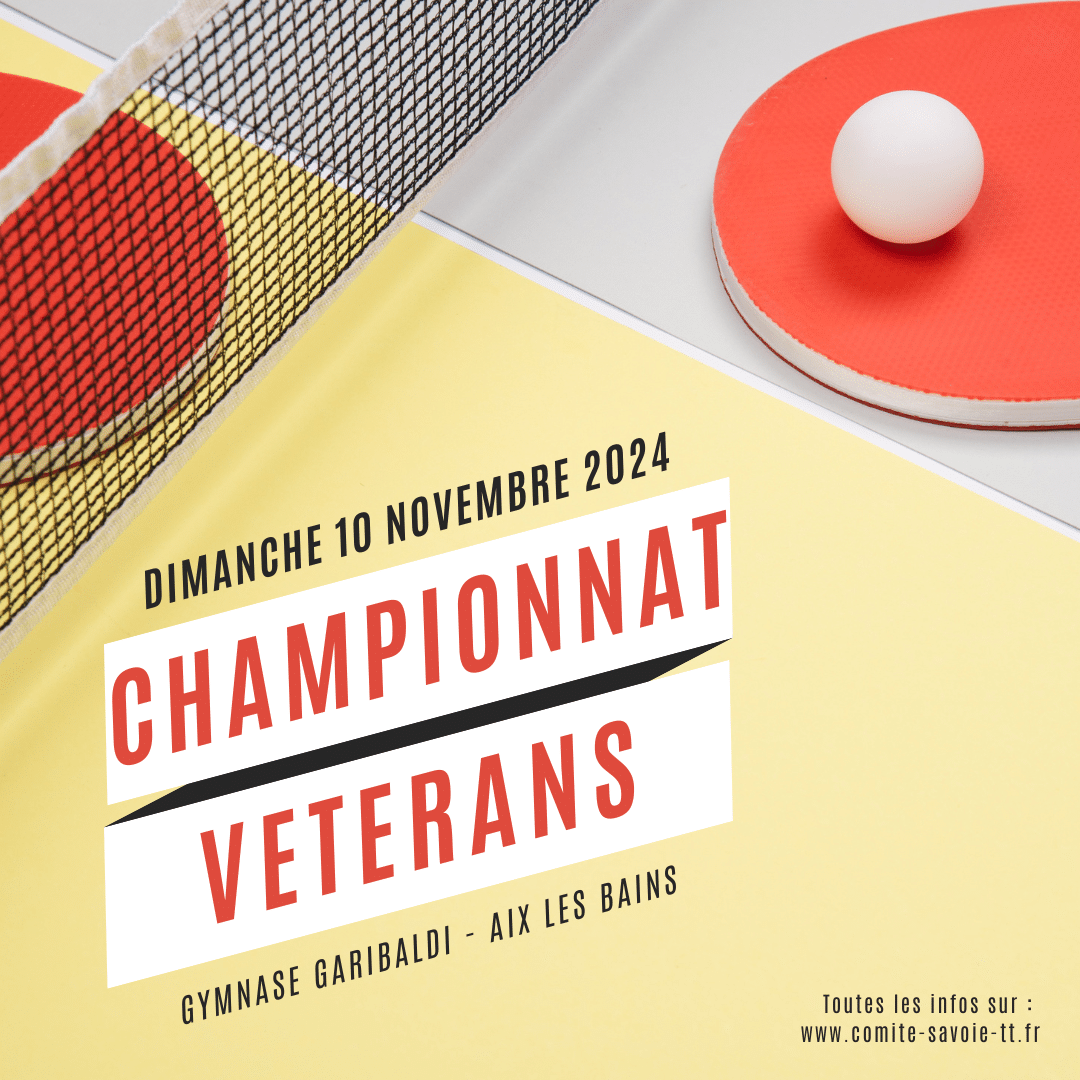 Infos Championnat Vétérans D73