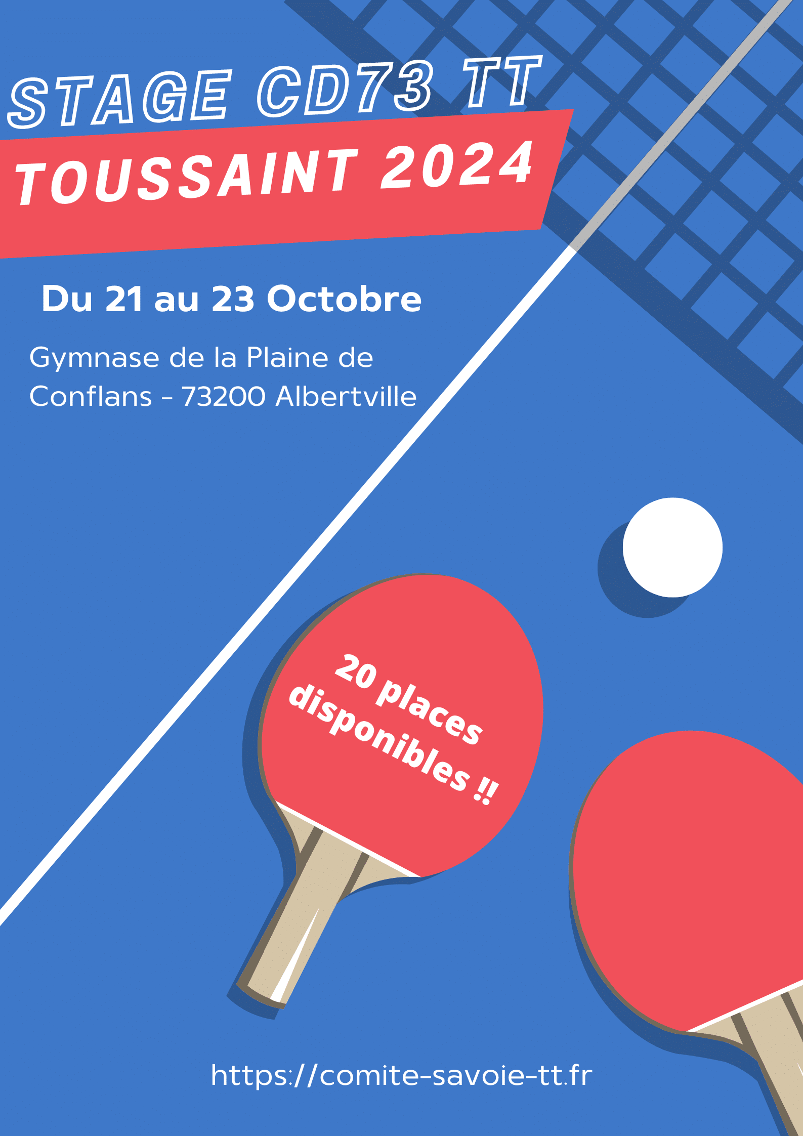 Infos stage Toussaint D73