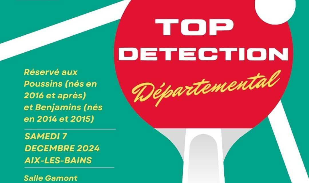 Infos Top Détection Départemental