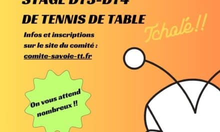 Infos stage D73/D74 – Février 2025