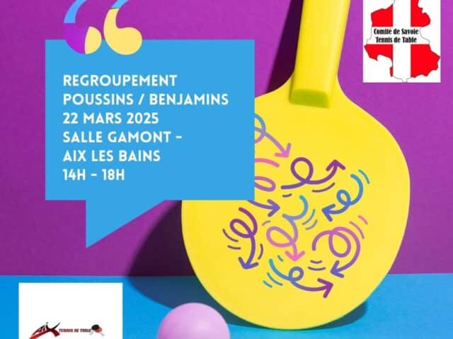 Regroupement Poussins / Benjamins – 22 Mars 2025