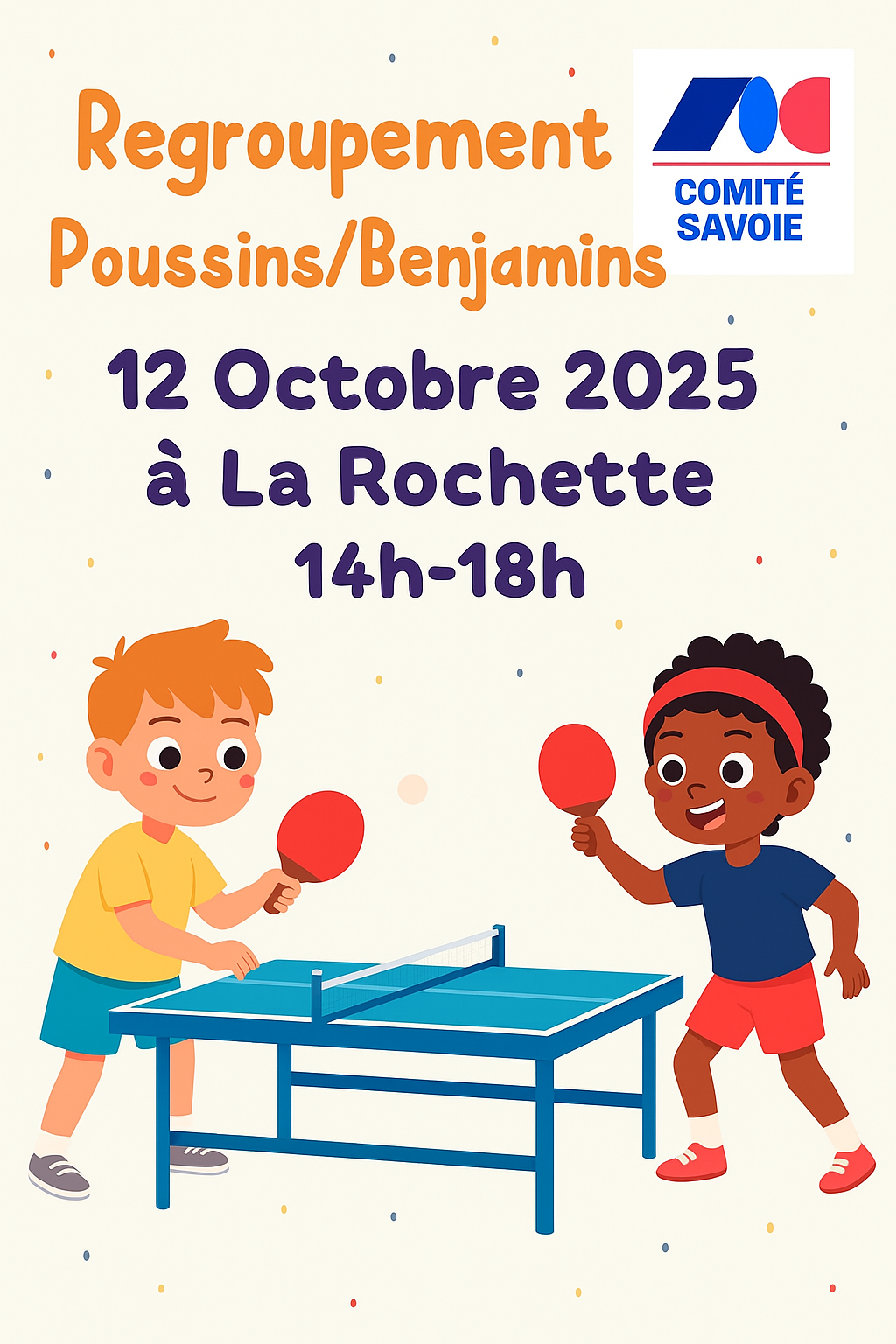 Infos Regroupement P/B – La Rochette – 12 Octobre 2025