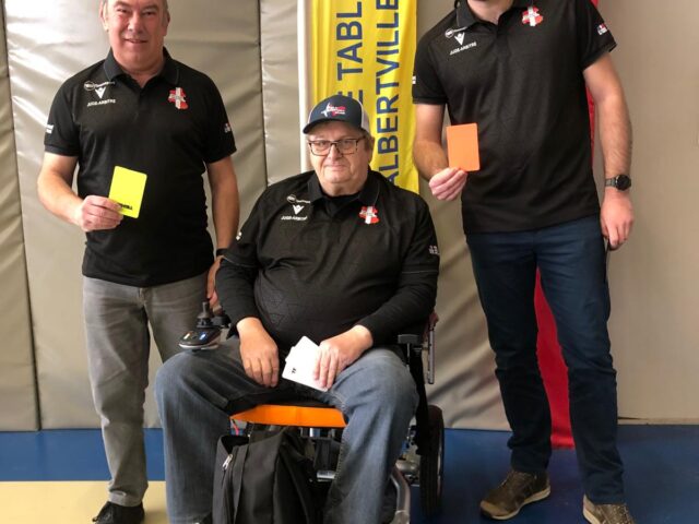 Remise des maillots aux JA du CD73