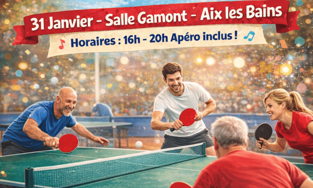 Infos Regroupement Loisir – 31 Janvier 2026 – Aix les Bains