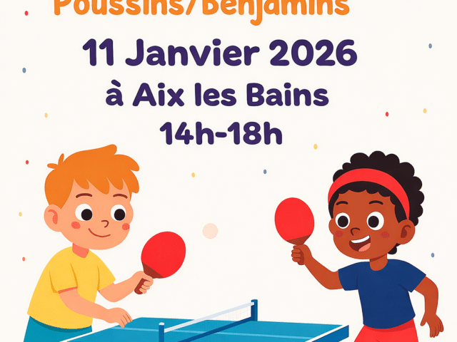 Infos Regroupement P/B – 11 Janvier – Aix les Bains