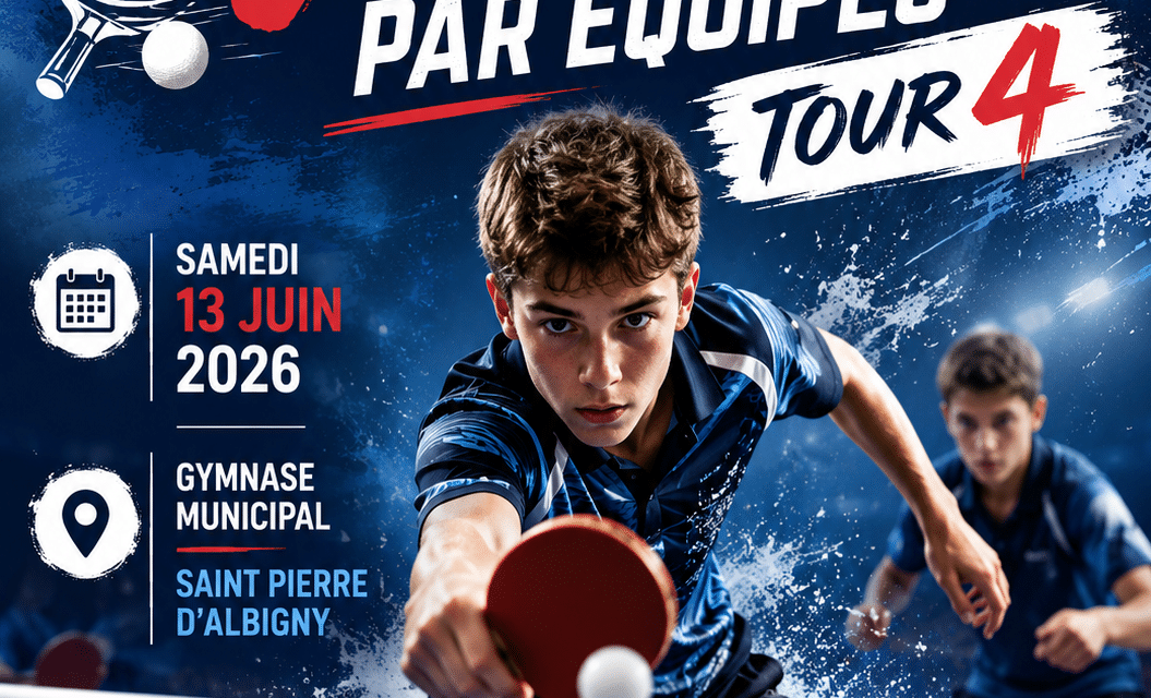Infos Ch. Jeunes – Tour 4 – St. Pierre d&rsquo;Albigny