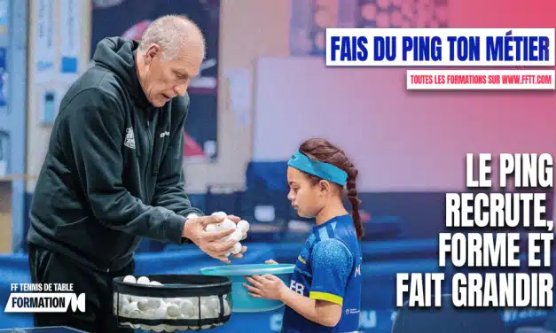LE PING RECRUTE, FORME ET FAIT GRANDIR