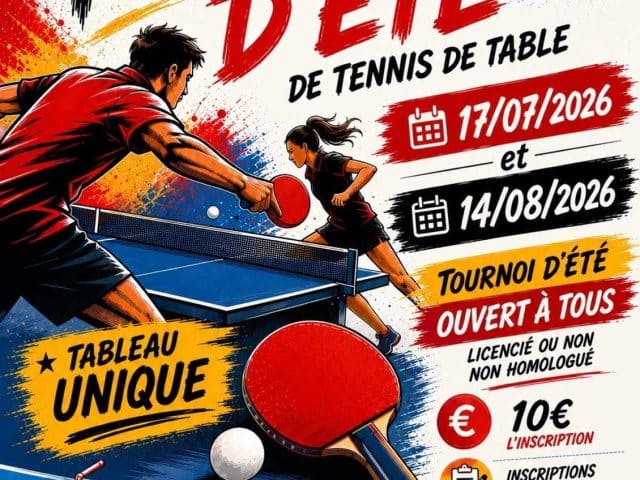 Tournois d&rsquo;été – Entente Aix Grésy TT