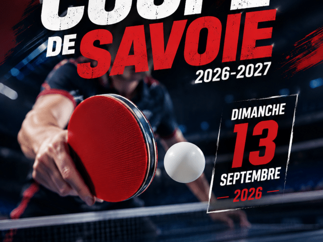 Coupe de Savoie 2026-2027 : rendez-vous le 13 septembre à Aix-les-Bains !